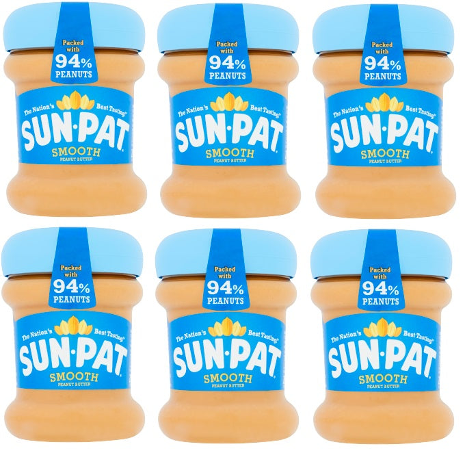 6 x Sunpat Peanut Butter Smooth 200Gm