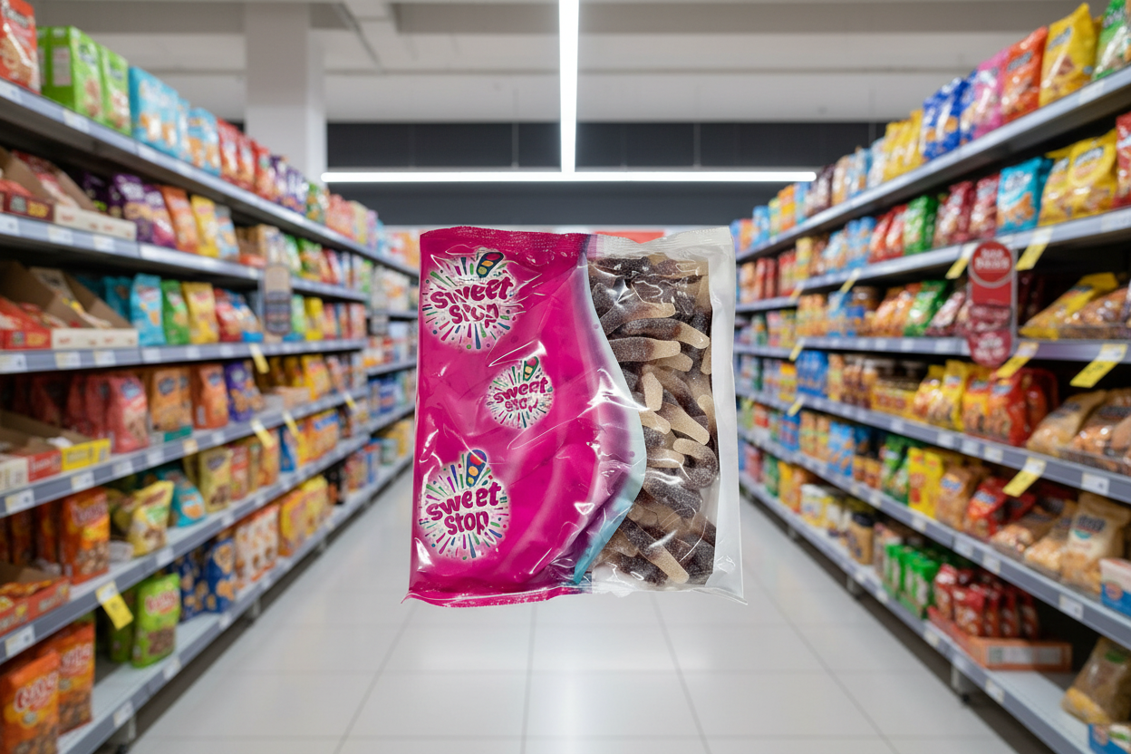 125 x Sweet Stop Fizzy Cola Bottles 10g