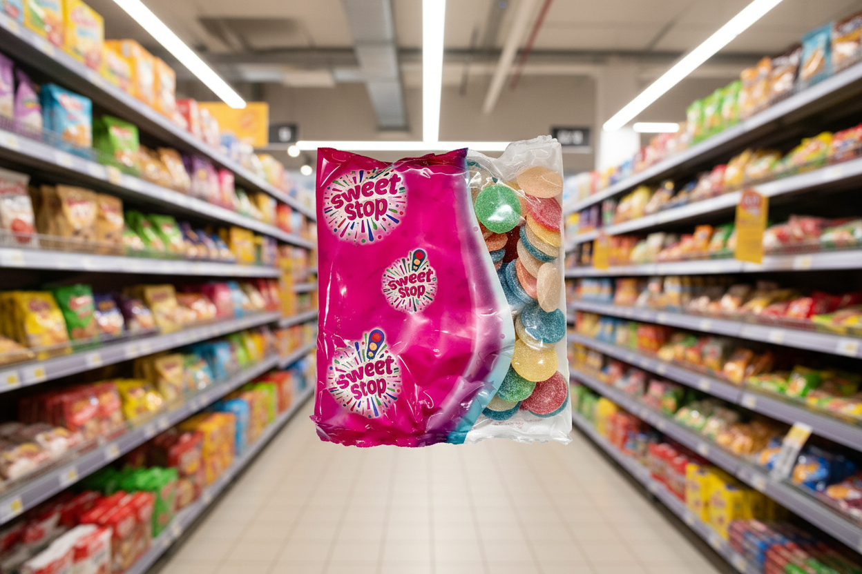 125 x Sweet Stop Winegum Smiles