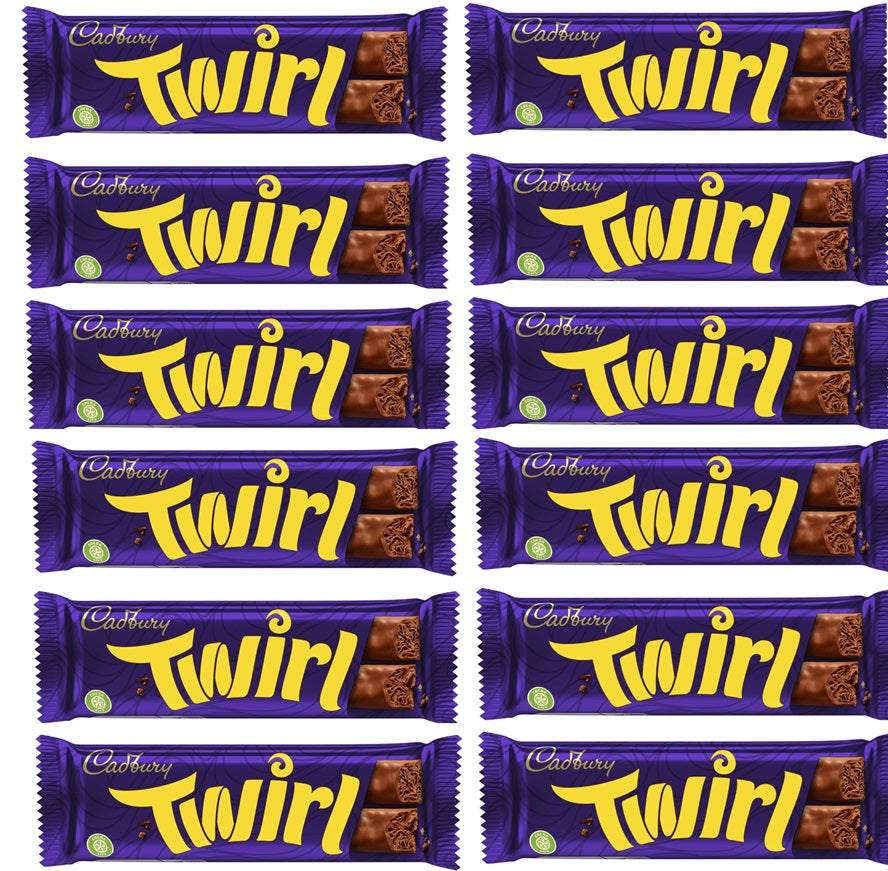 12 x Cadbury Twirl 43g