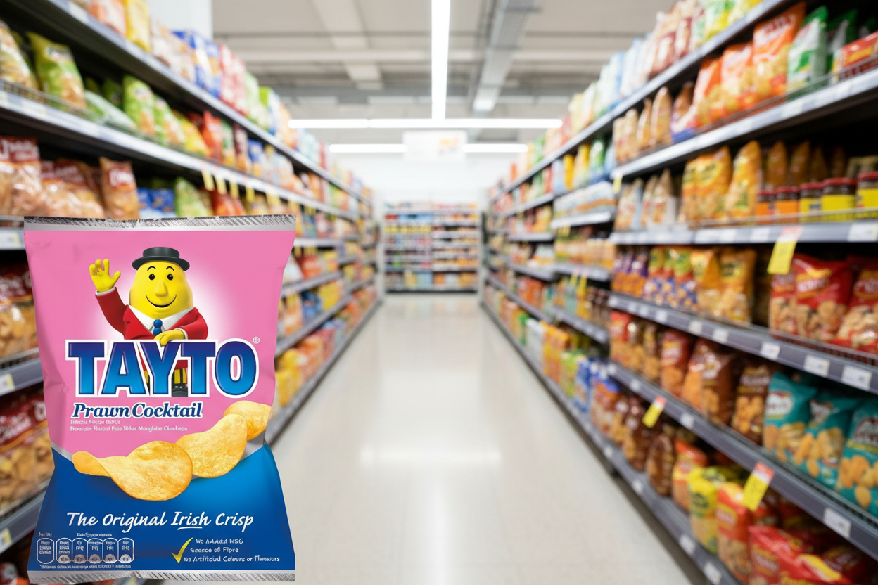 50 x Tayto Prawn Cocktail Flavour Potato Crisps 35G