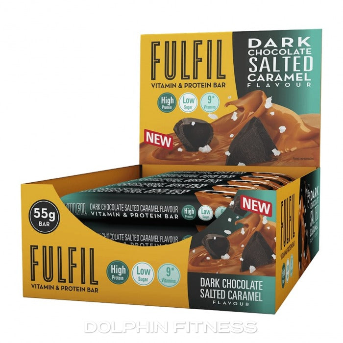 15 x Fulfil Dark Salted Caramel Flavour 55Gm