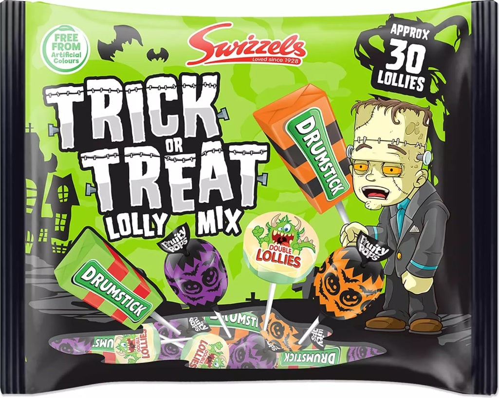 10 X Trick Or Treat Lolly Bag 330GM