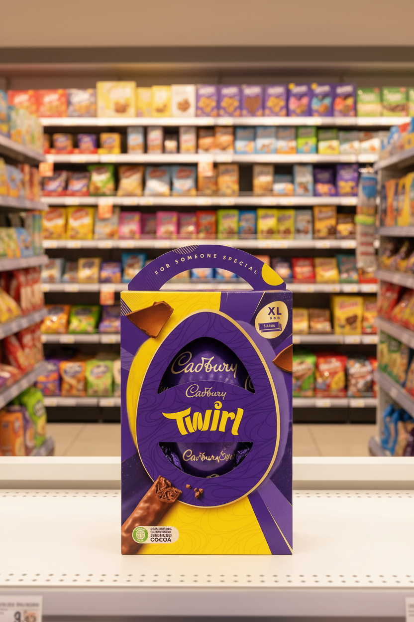 6 X Cadbury Twirl Milk Special Gesture Egg - 218Gm