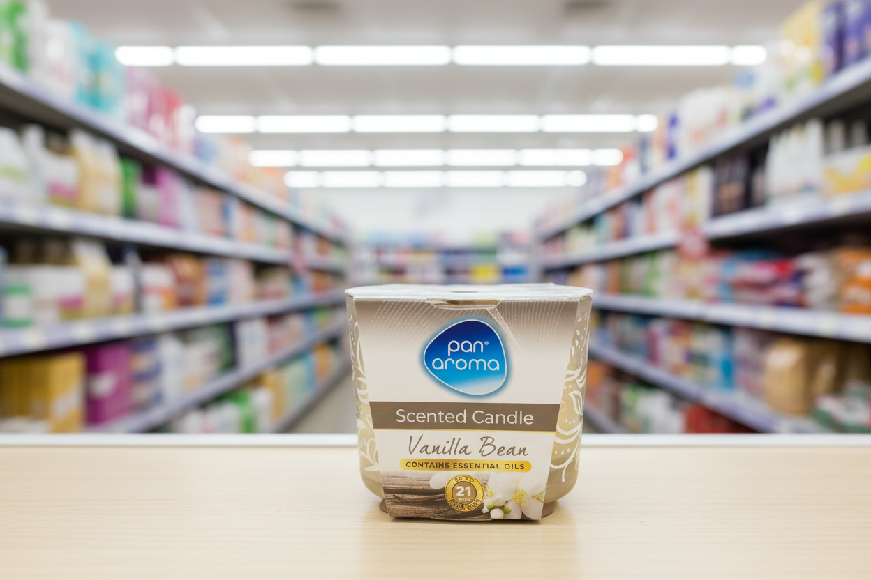 Pan Aroma Candle Vanilla Bean 21 hours