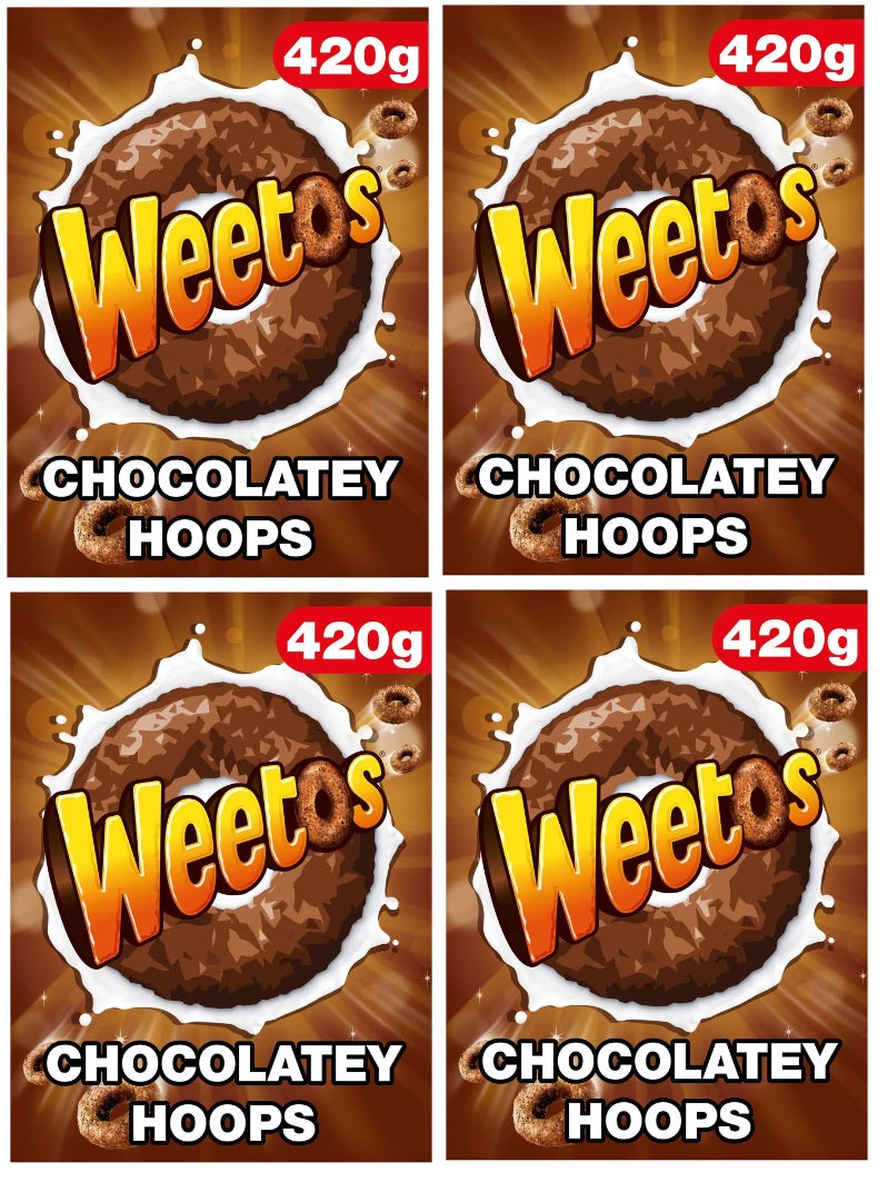 4 X Weetos 420G