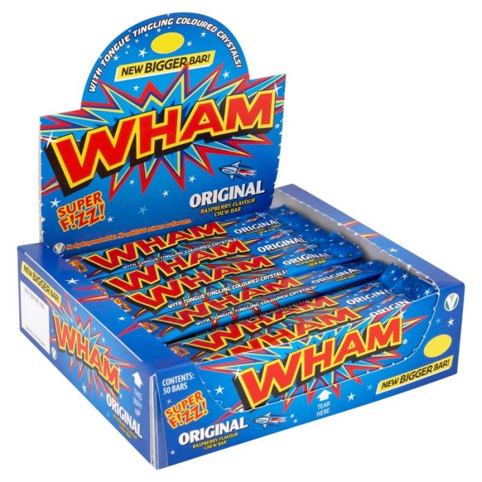 50 x Wham Original Chew Bar Standard 25Gm