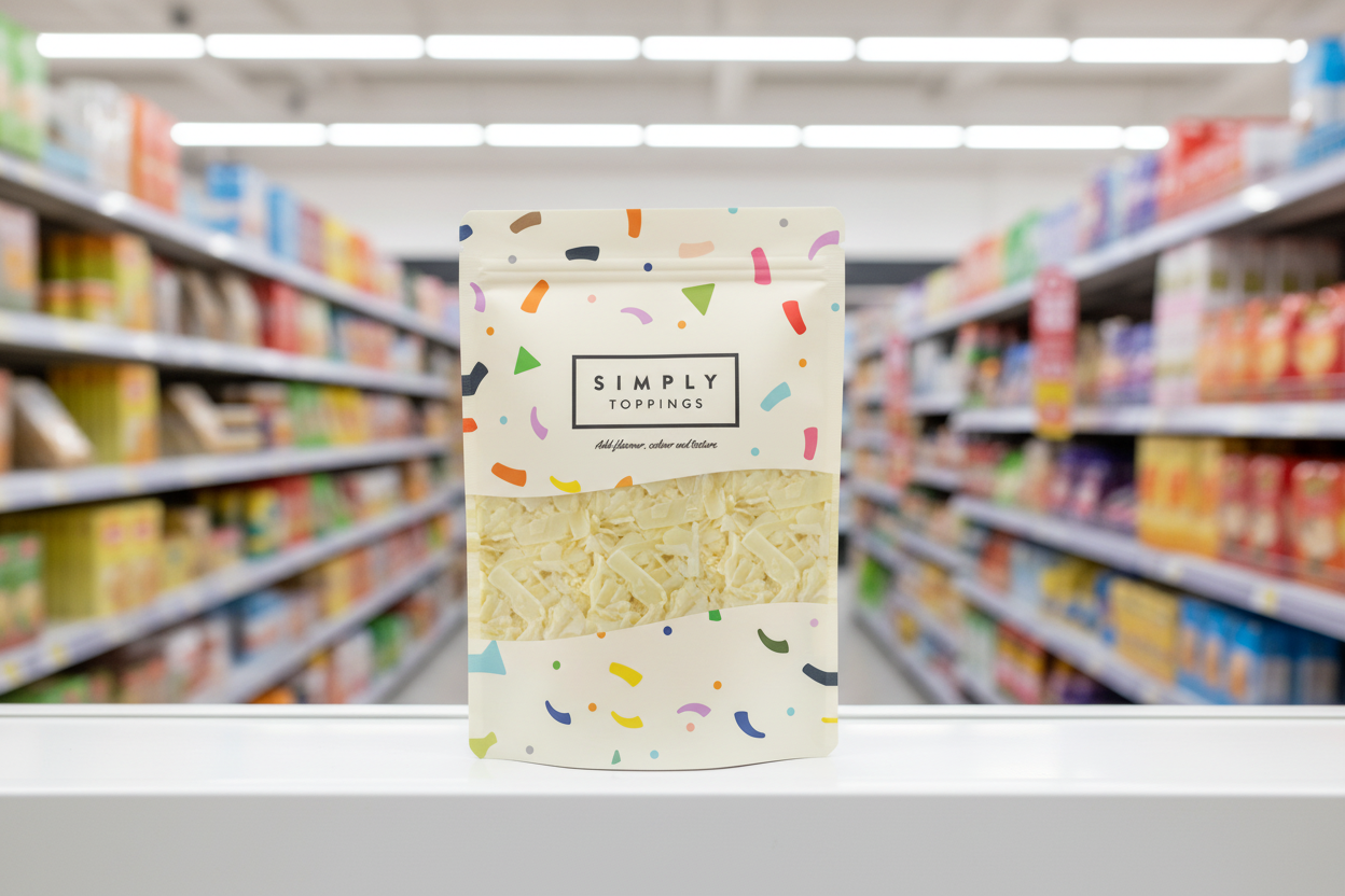 Simply White Chocolate Flakes 300G