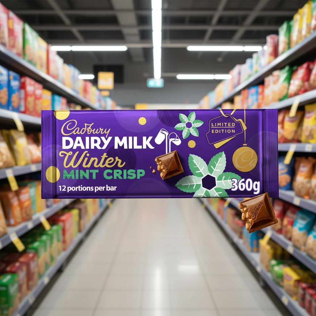 13 x Cadbury Dairy Milk Mint Sharing Bar - 360GM