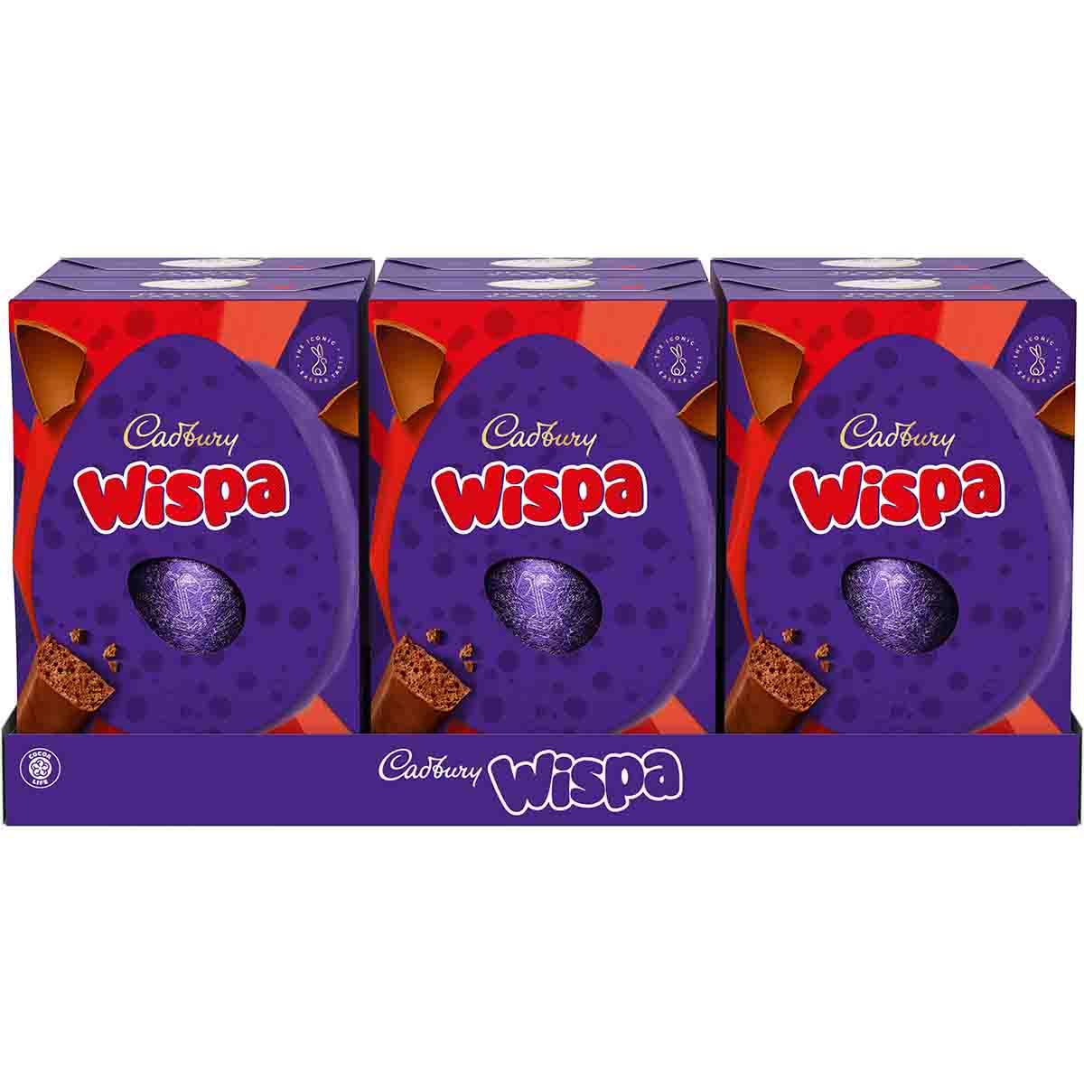 6 x Cadbury Wispa Traditional Egg - 183GM