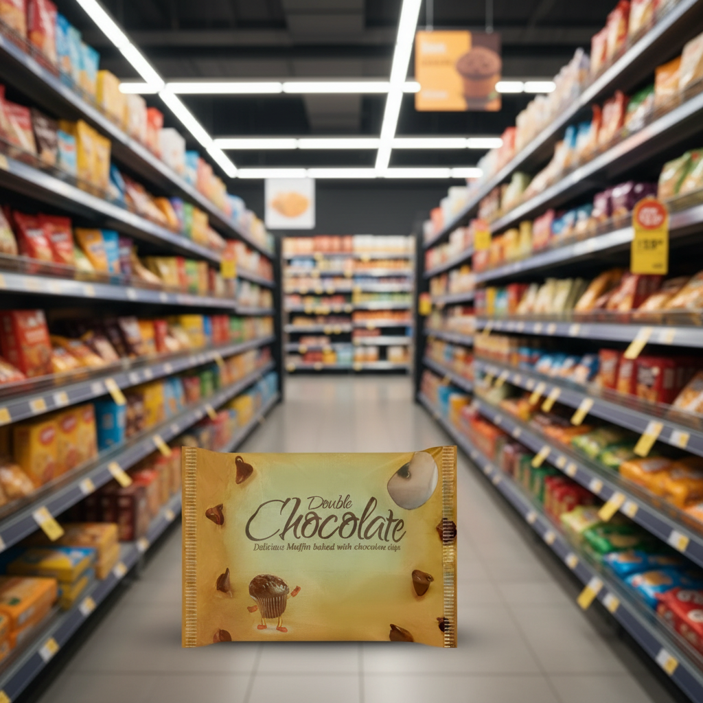 Wrapped Double Chocolate Muffin 102G