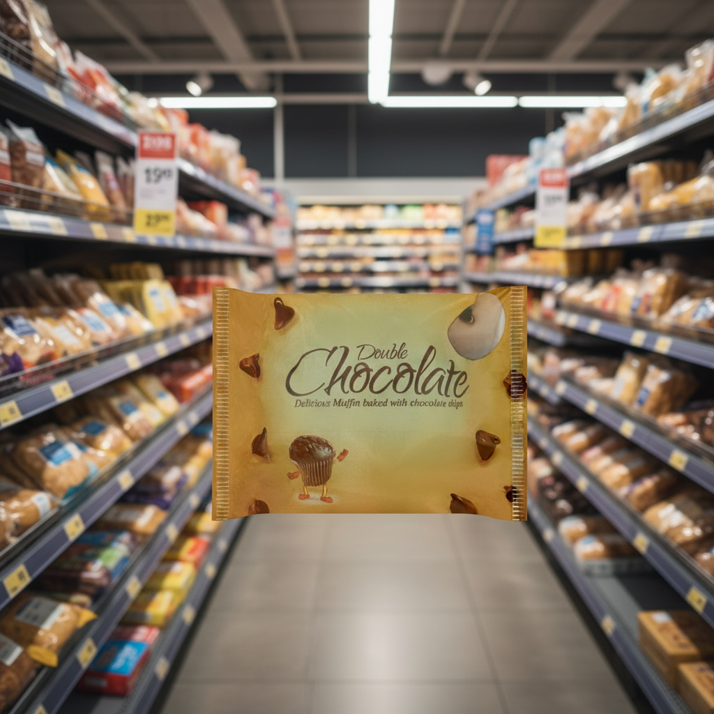 Wrapped Double Chocolate Muffin 102G