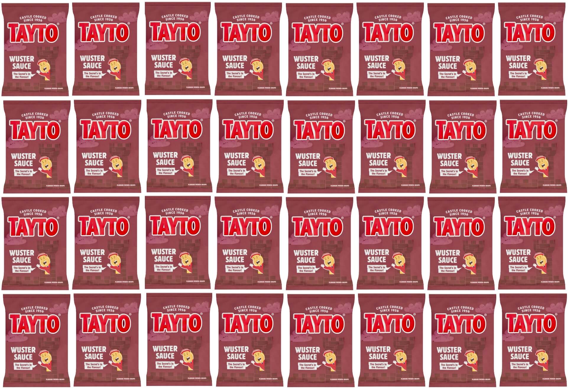 32 x Tayto Wuster Sauce 32.5Gm