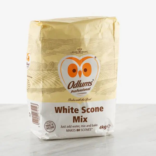 4 x Odlums Professional White Scone Mix 4Kg