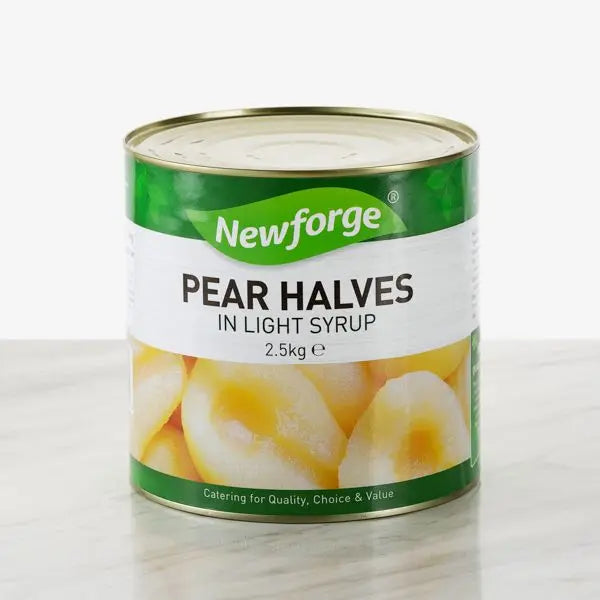 Newforge Pear Halves In Light Syrup 2.5Kg