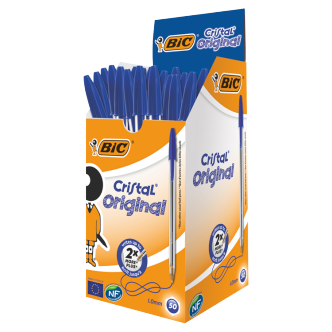 50-x-Bic-Cristal-Pens-Blue-Single