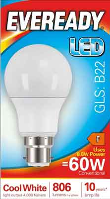 5-x-Eveready-Led-Bulb-Cool-White-Bc-8.2W-Single