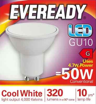 5-x-Eveready-Led-Bulb-Gu10-Cool-White-5W-Single