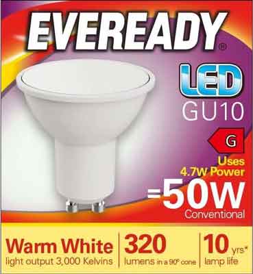 5-x-Eveready-Led-Bulb-Gu10-Warm-White-5W-Single