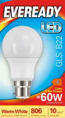 5-x-Eveready-Led-Bulb-Warm-White-Bc-9.6W-Single