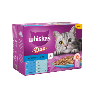 4-x-Whiskas-Cat-1+-Pouch-Jelly-Duo-Ocean-Delights-12-Pack-12X85Gm