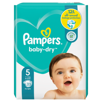 4-x-Pampers-Baby-Dry-Size-5-(Junior)-23-Pack