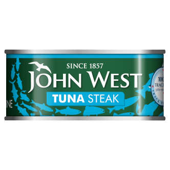 12-x-John-West-Tuna-Steak-In-Brine-160G-160Gm--