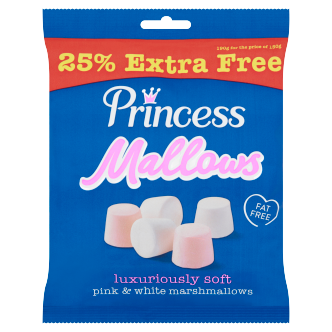 12-x-Princess-Marshmallows-Pink-&-White-+25%-Free-187.5G