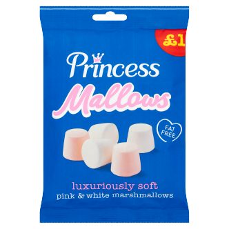 12-x-Princess-Marshmallows-Pink-&-White-150Gm