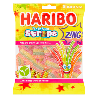 12-x-Haribo-Rainbow-Strips-Zing-130Gm