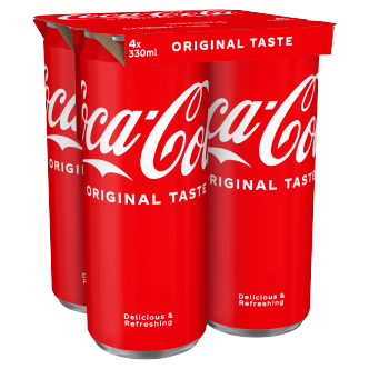 6-x-Coca-Cola-4-Pack-Cans-(Coke)-4X330Ml-