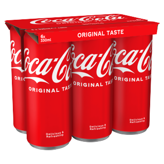 4-x-Coca-Cola-6-Pack-Cans-(Coke)-6X330Ml-