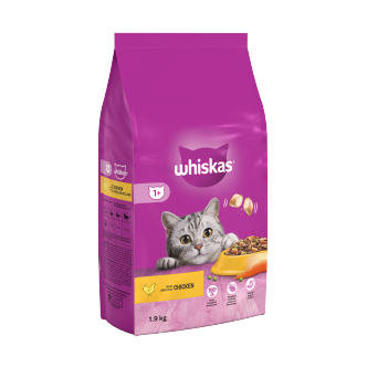 4-x-Whiskas-Cat-1+-Complete-Chicken-1.9Kg