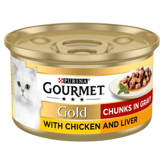 12-x-Purina-Gourmet-Gold-Chicken-&-Liver-In-Gravy-85Gm-