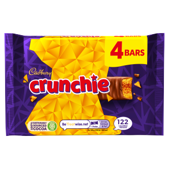 10-x-Cadbury-Crunchie-Snacksize-4Pk-104Gm