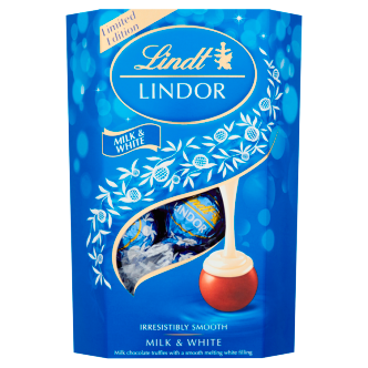 8-x-Lindt-Lindor-Milk-&-White-Truffles-Box-Cornet-200Gm